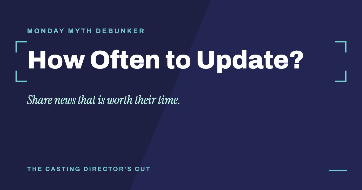 Monday Myth Debunker: How Often to Update?. Share news that is worth their time.