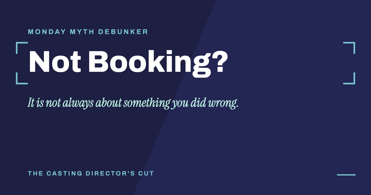 Monday Myth Debunker: Not Booking?. It is not always about something you did wrong.
