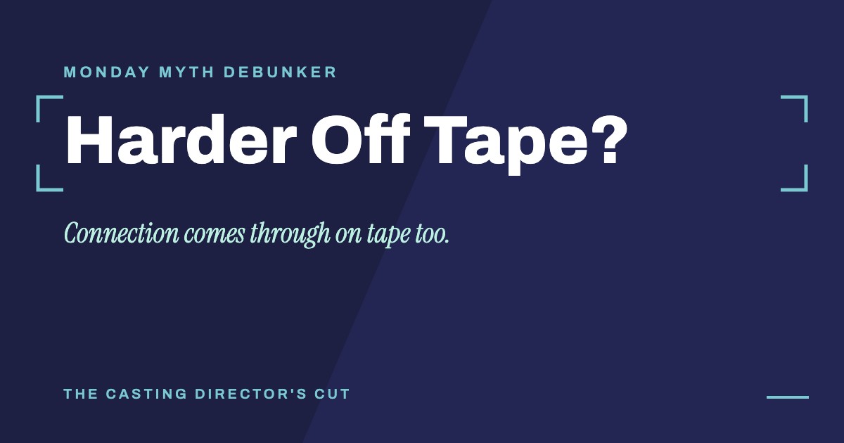 Monday Myth Debunker: Harder Off Tape?. Connection comes through on tape too.
