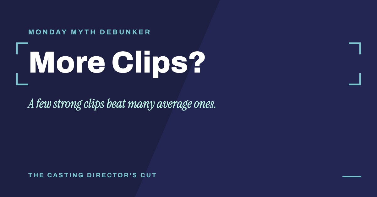 Monday Myth Debunker: More Clips?. A few strong clips beat many average ones.