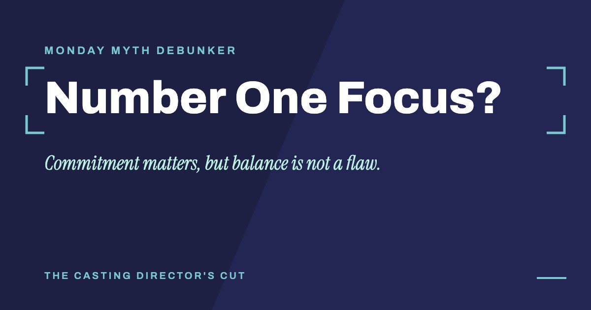 Monday Myth Debunker: Number One Focus?. Commitment matters, but balance is not a flaw.