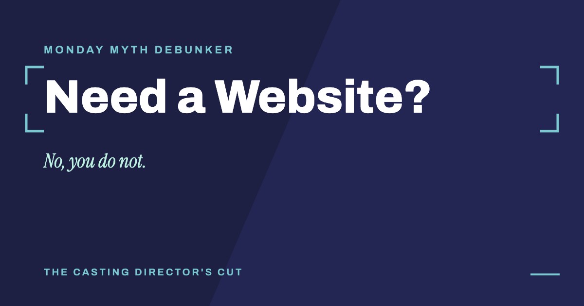 Monday Myth Debunker: Need a Website?. No, you do not.