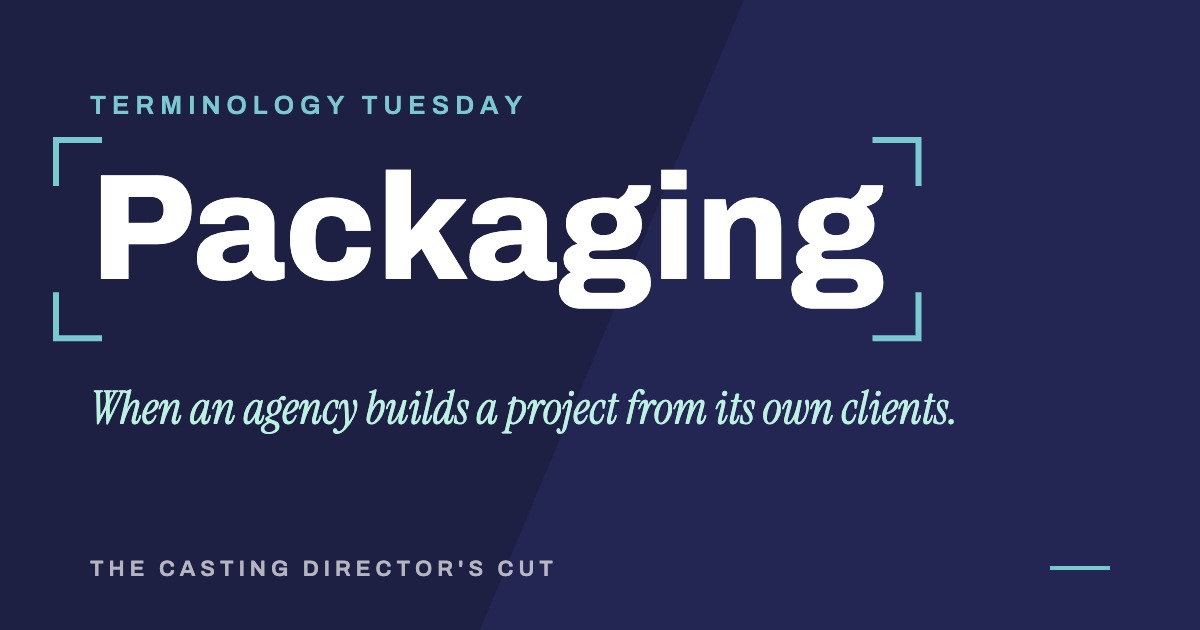 Terminology Tuesday: Packaging. When an agency builds a project from its own clients.
